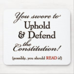 uphold and defend! mousepads