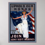 Uphold our Honor~Vintage World War 1 posters
