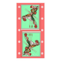 "UPHOLSTERED" ART PHOTO GREETING CARD