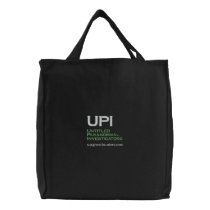 UPI, Untitled Paranormal Investigators, upighos... embroidered bags