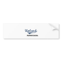 Upland Pennsylvania City Classic Bumper Stickers