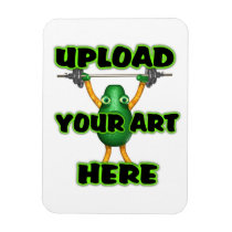 Upload art flexible magnet