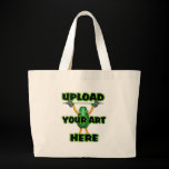 Upload art on custom zazzle tote bags by  Valxart