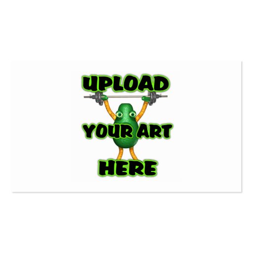Upload art to 2 side business card Zazzle
