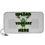 Upload your art to portable speakers