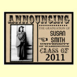 Upload Your Image to this Funny Graduation Card postcards