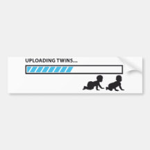 uploading baby pregnant woman bumper sticker