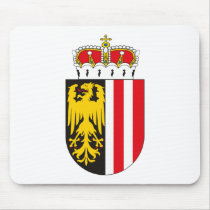 Upper Austria Coat of Arms Mousepad by FlagTshirts Upper Austria Coat of Arms Mousepad