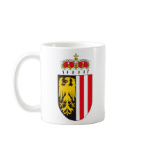 Upper Austria Coat of Arms Mug by FlagTshirts Upper Austria Coat of Arms Mug