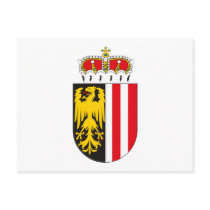 Upper Austria Coat of Arms Postcard by FlagTshirts Upper Austria Coat of Arms Postcard