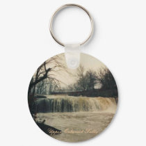 Upper Cataract Falls-Full Flow keychains by hblack6 Upper Cataract Falls-Full Flow keychains