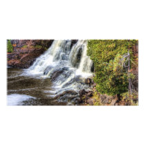Upper Falls at Gooseberry Personalized Photo Card