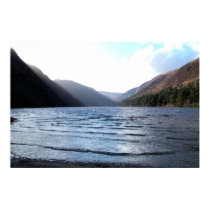 Upper Lake, Glendalough, Ireland posters by hikingviking Upper Lake, Glendalough, Ireland posters