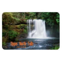 Upper North Falls Oregon Rectangular Magnet