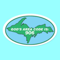 UPPER PENINSULA OF MICHIGAN YOOPER STICKERS stickers