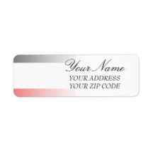 Upper Volta Custom Return Address Label