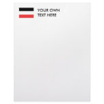 Upper Volta Flag Letterhead Template