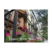 Upper West Side Postcard by adfaltz Upper West Side Postcard