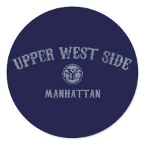 Upper West Side Round Stickers