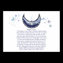 Upright Crescent Poster posters