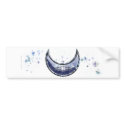 Upright Cresent Bumper Sticker bumper stickers