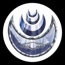 Upright Cresent Stickers stickers