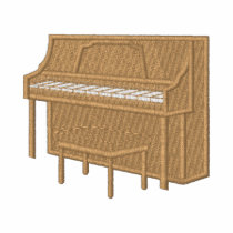 Upright Piano embroidered shirts