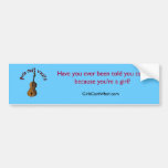 Upright String Double Bass Player Bumper Stickers