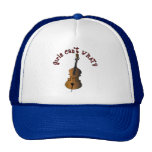 Upright String Double Bass Player Mesh Hat