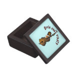 Upright String Double Bass Player Woman Premium Gift Boxes