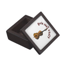 Upright String Double Bass Player Woman Premium Gift Box