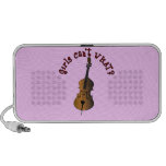 Upright String Double Bass Player Woman PC Speakers