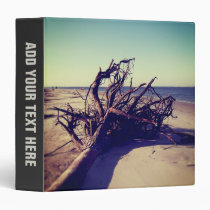 Uprooted Tree On The Beach binders