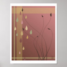 "Ups And Downs" Abstract Print