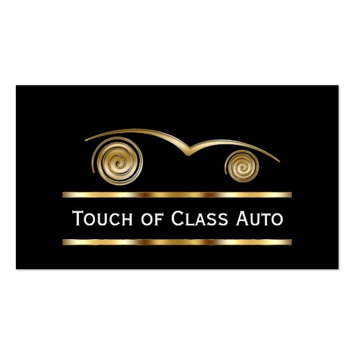 Upscale Auto Repair Business Cards