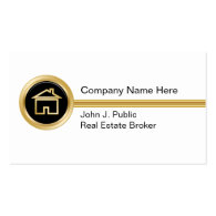 Upscale Real Estate Business Cards