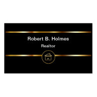 Upscale Realtor Business Cards