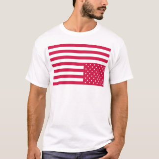 upside down american flag t shirt