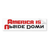 Upside Down Bumper Stickers