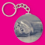 Upside Down Cat Key Chain