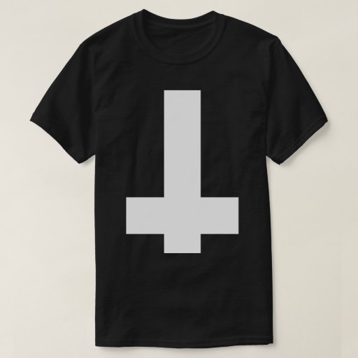 upside down cross t shirt