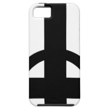 Upside Down Cross iPhone 5 Covers