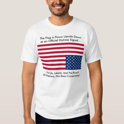 upside down flag shirts