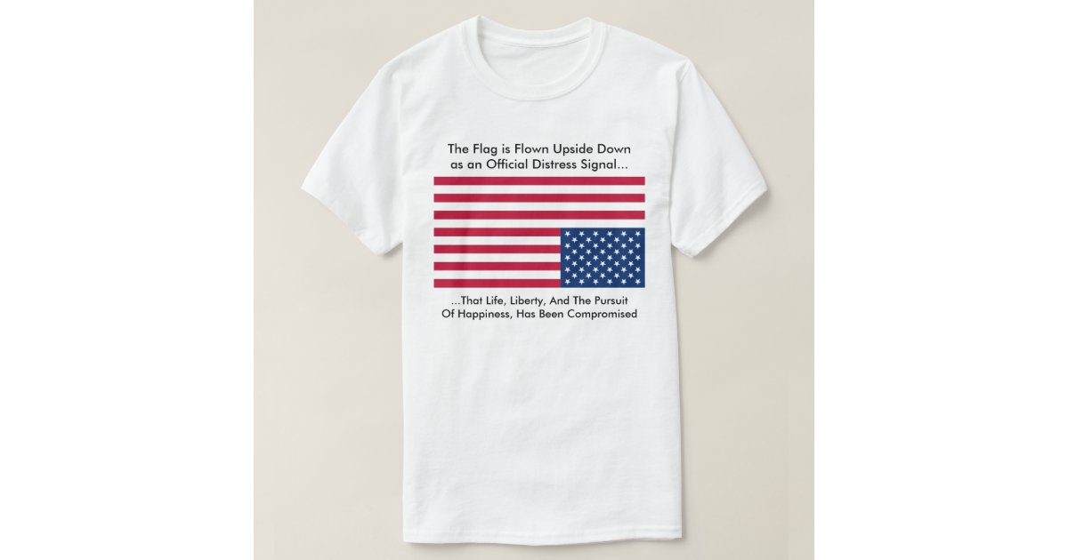 upside down flag shirts