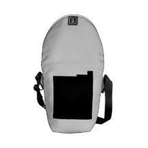 Upside Down Map of New Mexico Messenger Bags