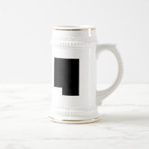 Upside Down Map of Utah Coffee Mugs