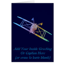 Upside Down Pitts in Rainbow Colors Card
