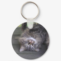 Upside Down Pussy Cat keychains by kahmier Upside Down Pussy Cat keychains