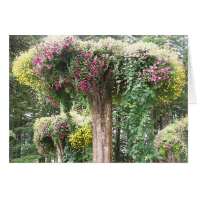 upside down tree greeting card by myscrewsbeloose