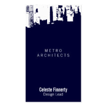 Upside Downtown Midnight Gothic News Business Card
